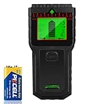 Rilevatore Tubi e Cavi Elettrici - Scanner Multifunzione con Display LCD e Allarme Sonoro, Rilevatore di Fili per Legno, Cavi AC, Metallo, Travetti e Tubi, nero