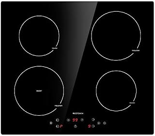 Induction Cooktop 4 Burner ECOTOUCH Electric Cooktop Built-in Induction Cooker 24 inch, Induction
