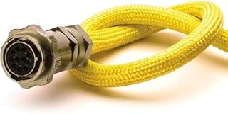 RIVER FOX® Yellow 3 Meters 3mm Polyester Braided Sleeve | Nylon Expandable Braided Sleeve for Wire Protection | Cable Mana... Price In India