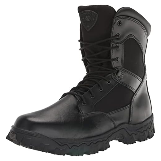 Rocky Bota militar e tática masculina Fq0002173, Preto, 16 Wide