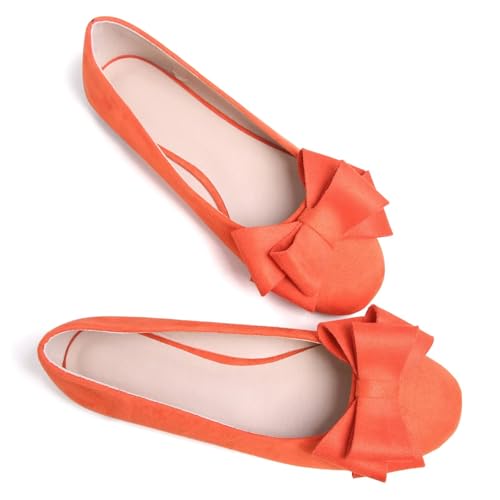 Image of TN TANGNEST Women Fashion Bowknot Flats Comfort Pointed Toe Dress Shoes