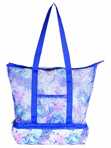 Simply Southern Printed Mesh Beach Bag With Cooler