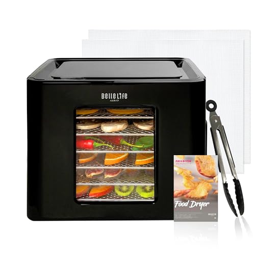 フードドライヤー Bellelife 食品乾燥機 野菜乾燥機ド ジャーキーメーカー...