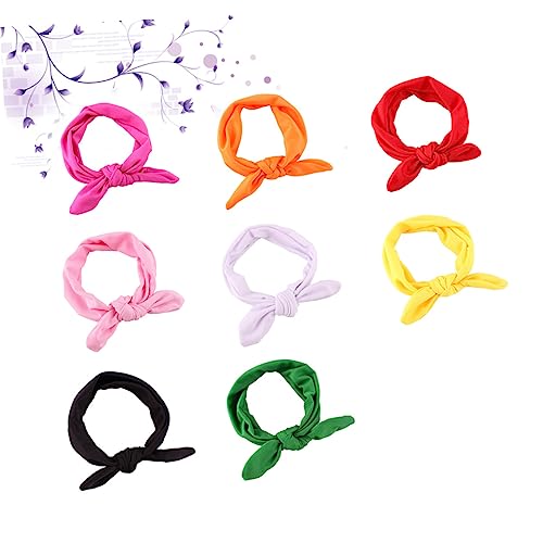 Asakkura 8 Pçs Acessórios De Cabelo Infantil Scrunchies Para Meninas Faixa De Cabelo De Bebê Faixa D