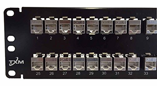 JPM816A EQUIVALENT CAT6 48-PORT PATCH PANEL 2RU 19