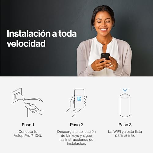 Elimina el internet lento con Linksys Velop Pro 7 Mesh 10G para más de 200 equipos 3