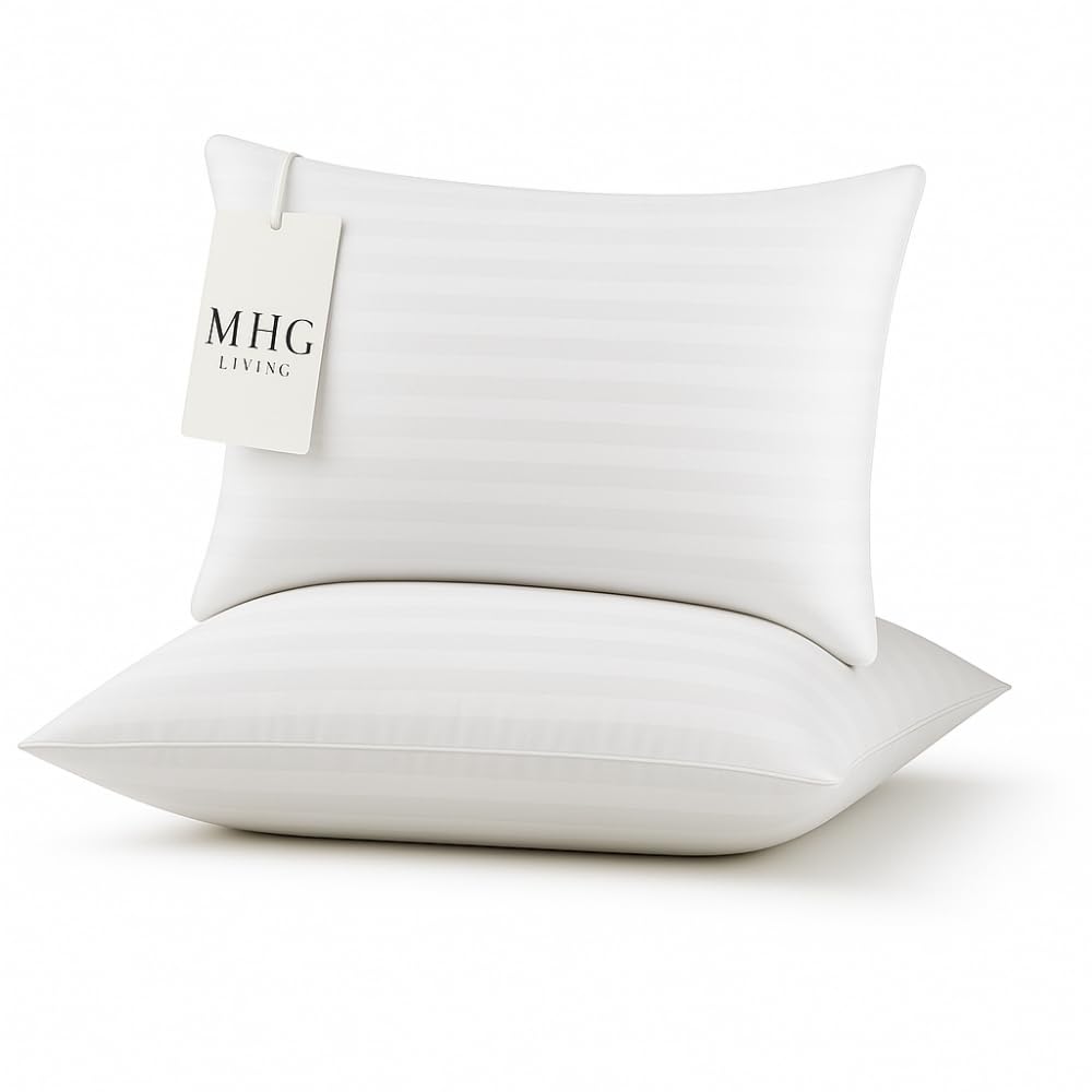 MHG Living - Pillow - Striped Microfibre - 4 Pack