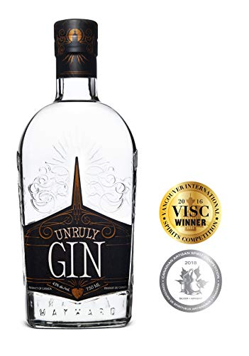 Wayward Unruly Gin 70 cl, Erfrischender kanadischer Premium Dry Gin, hergestellt aus biologischen und regionalen… – Bild 2