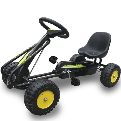 QPLAY Coche a Pedales Go Kart Rojo