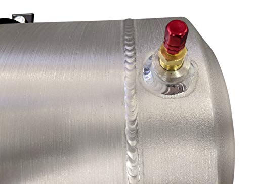 Round Aluminum 10 gallon water, 3 gallon air - Water Storage Tank - Dog Box - Stock Trailer - Camping 10x40