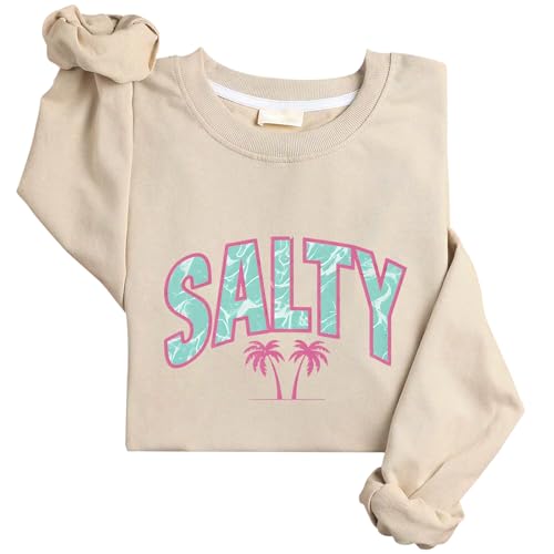 Salty Sweatshirt Salty Beach Sweatshirt For Women Men Unisex
