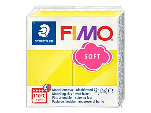 FIMO SOFT Modelliermasse, ofenhärtend, limone, 57 g
