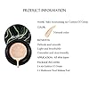 Air Cushion CC Cream Mushroom Head Foundation，Naturally Nude Makeup Concealer Mushroom Head Moisturizing Concealer，Mushroom Head Air Cushion CC Cream BB Cream Beauty Moisturizing (03# Nude Color)…
