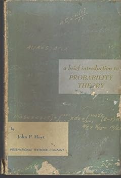 Paperback Brief Introduction to Probability Theory By Hoyt john p Book