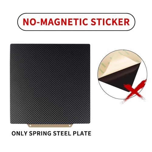 Image of Double Sided Textured PEI Sheet Bed 310x310mm, Flexible PEI Spring Steel Build Plate for CR-10, Artillery SW-X1 /X2, Anet A8 Plus