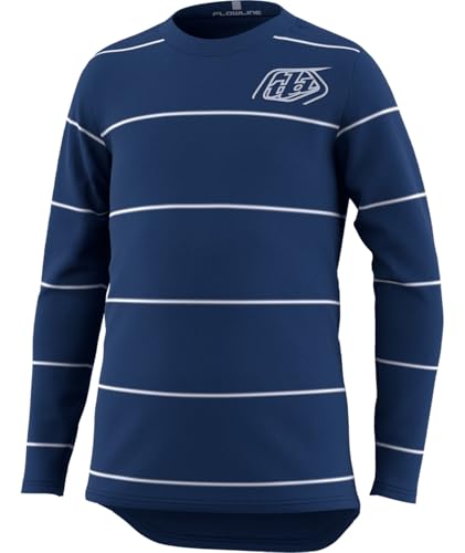 Troy Lee Designs Youth Flowline Revert True Blue LS Jersey Size Medium