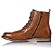 Metrocharm MC309 Men's Lace Up Wing Tip Dress Casual Fashion Oxford Boot (12, Tan)