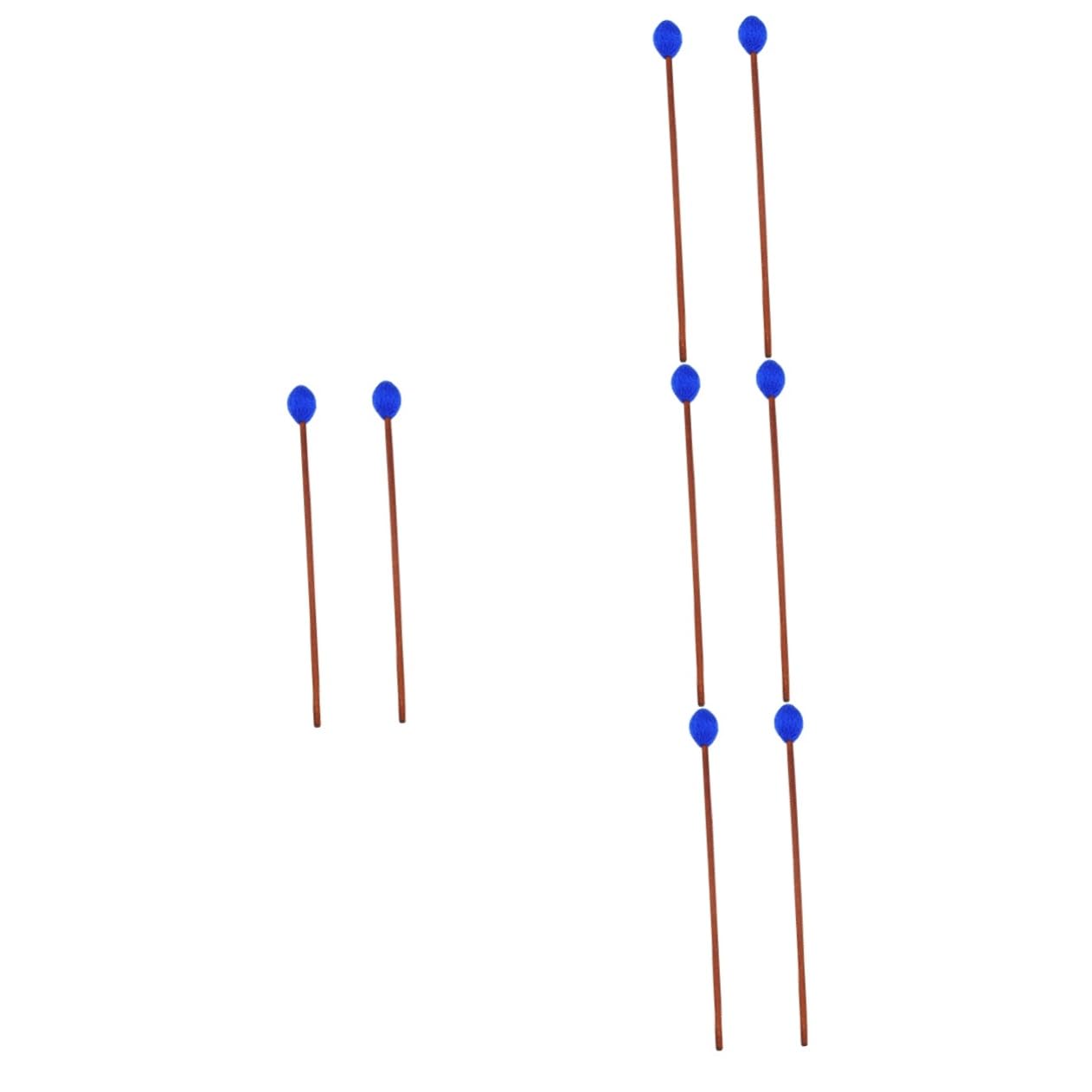 Abaodam 8 Uds Accesorios Para Instrumentos De Percusión Baquetas Mazos De Marimba Baquetas De Accesorio Piezas De Percusión Baqueta De Marimba Accesorio De Percusión Mazos De