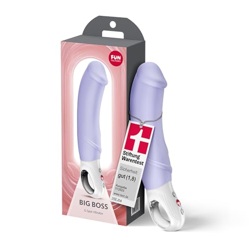 Fun Factory Big Boss | XXL G-Punkt-Vibrator | Stiftung Warentest gut (1 8) | 12 Vibrationsprogramme | Vollsilikon | Sexspielzeug für Frauen