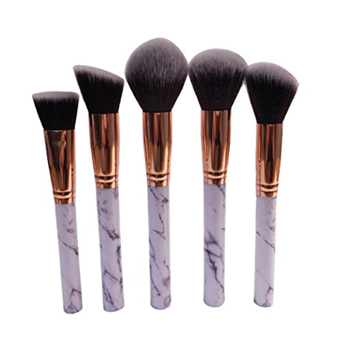 Preisvergleich Produktbild Btruely Makeup Pinsel Set 10PCS Professionelles Kosmeti Lidschatten Gesichtspinsel Eyeliner Kosmetik Pinselset Ausgangsgebrauch mit Aufbewahrungstasche Erröten Kosmetische Bürsten Pinselset(Weiß)