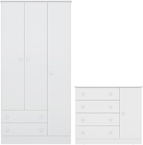 Quarto de Bebê Doce Sonho com Roupeiro 2617