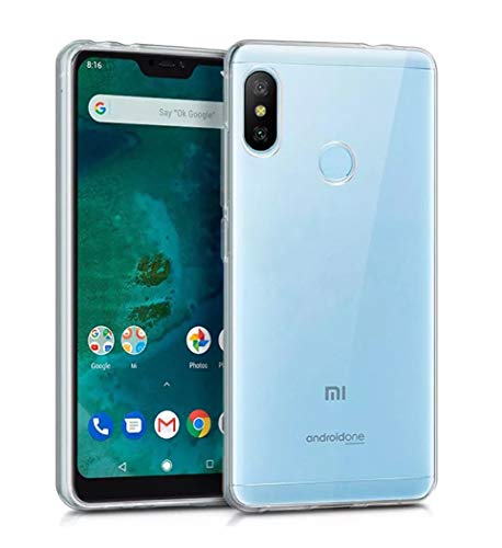 Image of Case Creation Brand - Mobile Cover for Xiaomi Mi A2 (Soft & Flexible Back Case), Transparent