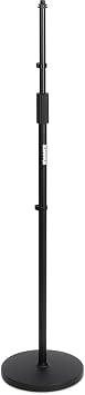 Shure BETA 57A Instrument Microphone with 12 Round Base Stand - Supercardioid Dynamic Mic for Vocal and Instrumental Applications with High Output Neodymium Element