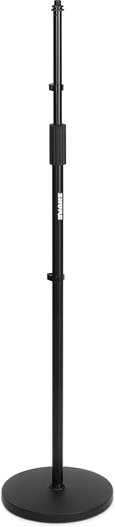 Shure BETA 57A Instrument Microphone with 12 Round Base Stand - Supercardioid Dynamic Mic for Vocal and Instrumental Applications with High Output Neodymium Element