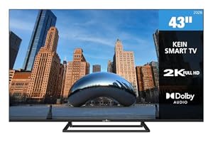 Smart Tech 43FN01V3 Fernseher 43 Zoll (109 cm) LED TV mit Full HD Auflösung