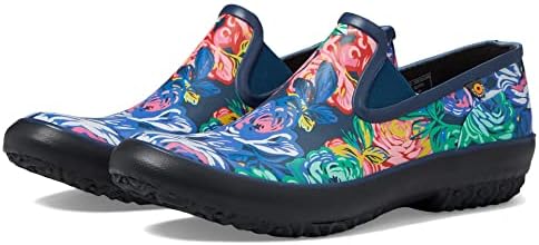 BOGS Women's Patch Slip-on Garden Clog, Rose Multi, 9 | Image 3