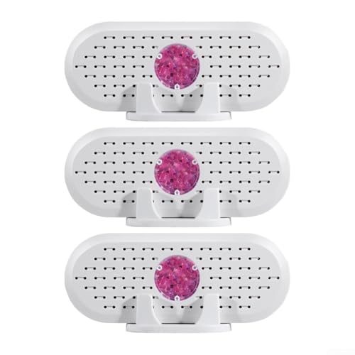 Compact Dehumidifier, USB Powered Air Dryer Portable Moisture Absorber For Wardrobe Bathroom Car Small Areas Easy To Use (3pcs)