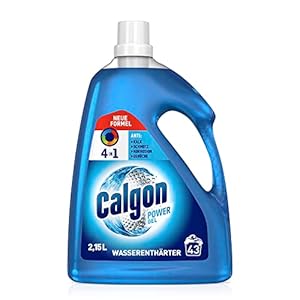Calgon 4-in-1 Power Gel – effectief tegen kalk, vuil, geuren en corrosie – beschermende waterontharder voor de wasmachine – 1 x 2,15 l