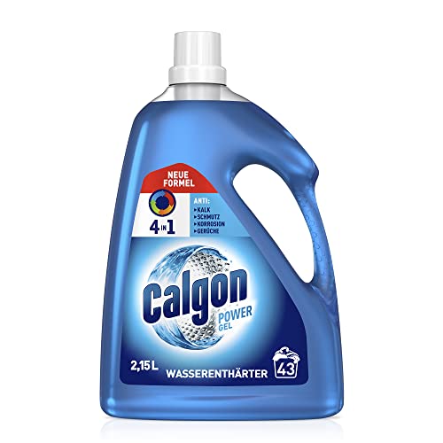 Calgon Power Gel 4 en 1 - Efficace contre le calcaire, la saleté, les odeurs et la corrosion - Adoucisseur d'eau protecteur pour la machine à laver - 1 x...