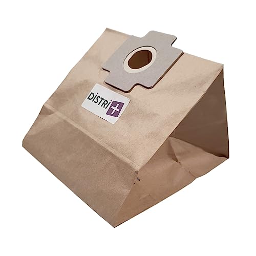 Distri+ - Sac aspirateur compatible avec BESTRON AST, ECO, KVS - CURTISS GS190, GTO, HORN140, HV130 - DE SINA... - La pochette de 10 sacs papier