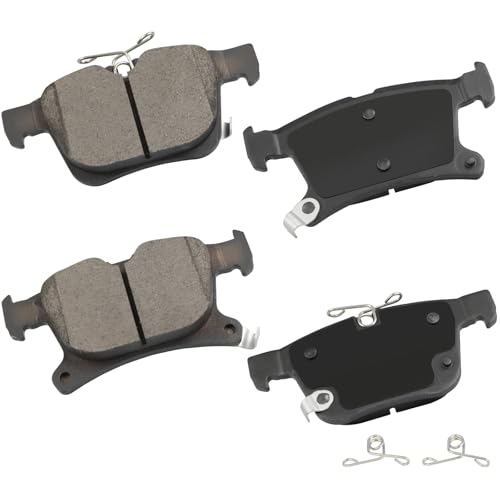 Image of cciyu D1901 Rear Ceramic Disc Brake Pads Kit For Chrysler Pacifica 2017-2023,For Chrysler Voyager 2020-2023
