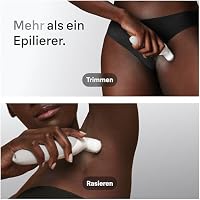Braun Silk-épil 9, Epilierer Damen/Haarentferner für langanhaltende Haarentfernung, Ladyshaver, Rasieraufsatz, Trimmeraufsatz, 9-041, Weiß/Silber – Ansicht 7