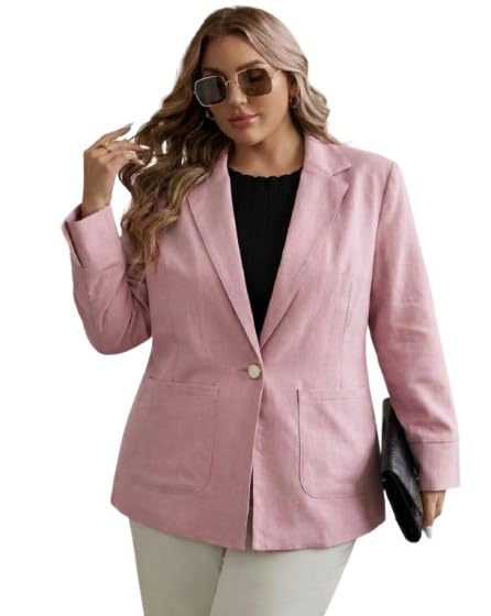 maykr | Women Solid Lavender Blazer Casual Work Jacket Open Front Smart Fit Outerwear-picture-12