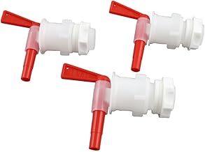 BOMEGA 3pcs/lot Beer Brew Bottling Bucket Plastic Spigot Tap Replacement Homebrew Beer Bucket Plastic Spigot A Food Grade Plastic Spigot for Bottling Buckets