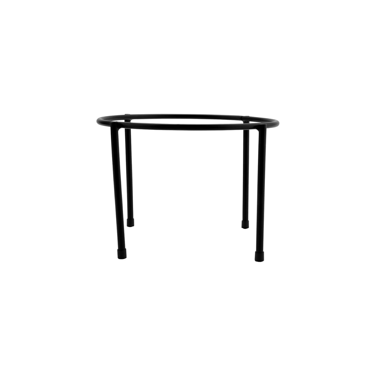 G.E.T. IR-510 Round Single Tier Pizza Display Stand, 7" Tall, Black