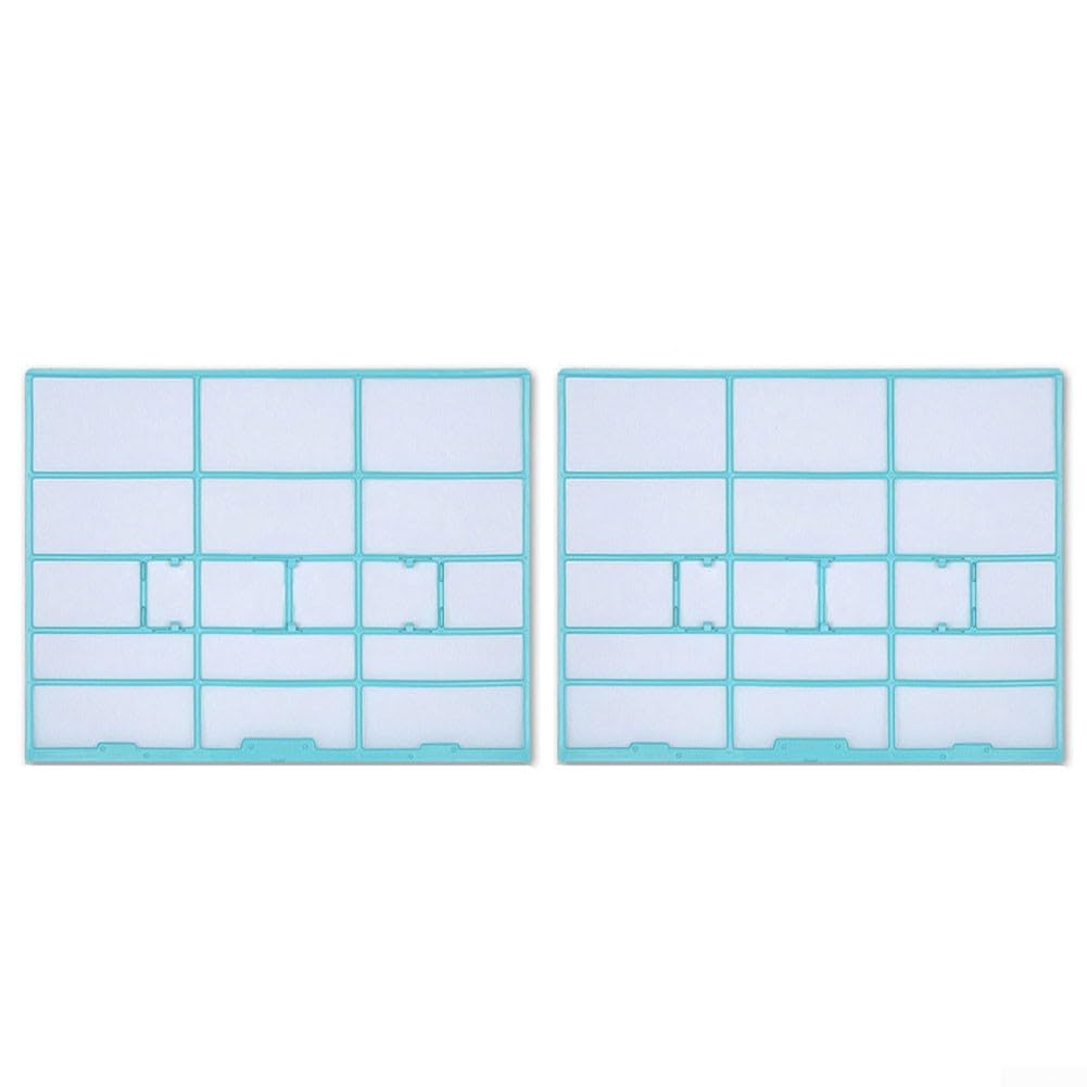 Honseadek Lot De 2 Tampons Filtrants Pour Climatiseur Avec élément Filtrant Catéchin Pour Plus Avec Conditionneurs D'air Compatibles Avec Diverses Unités D'air (C