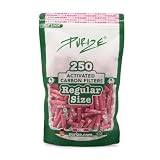 PURIZE® Sacchetti | 250 filtri ai carboni attivi Pink di taglia regolare