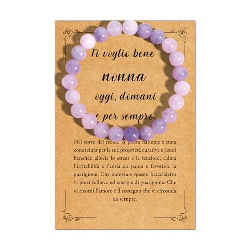 Bracciale Viola per Nonna