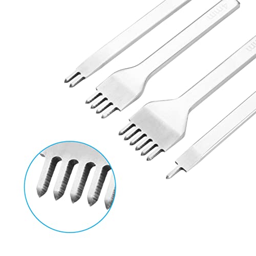 Ponta De Couro,Jiangtao Conjunto de 4 peças de 1+2+4+6 pontas espaçamento de 4 mm, couro, costura, e