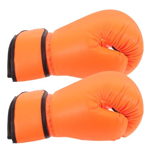 Gants de kickboxing enfant orange pour l'entraînement aux arts martiaux