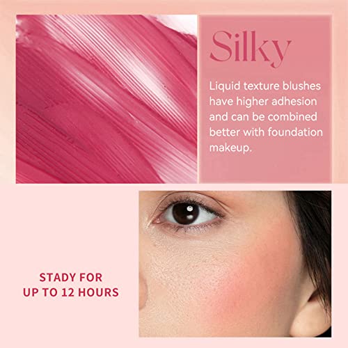 Chubby Cream Blush Stick for Face Cheek Lip Eye, Light Translucent Color for Fair Skin, Velvet Mousse Texture, Natural Pink Magenta Peach Red Matte Makeup Blusher, Vegan Cruelty Free (Carnelian) - Image 3