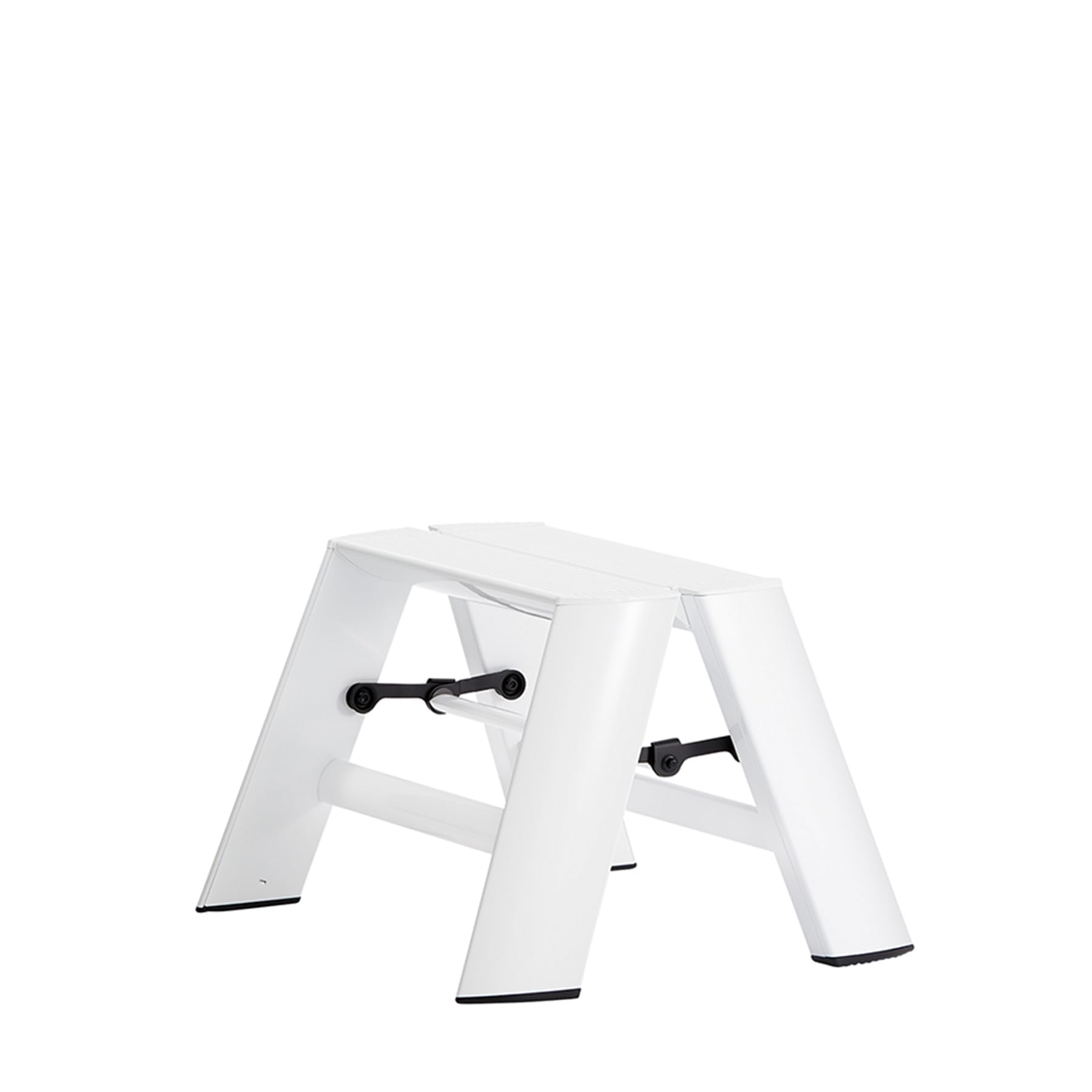 Escalera escalonada Hasegawa Ml1.0-1WH blanca con peldaños anchos para el hogar