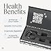TheTongueBuddy™ Effective Tongue Scraper for Adults - Ergonomic Tongue Cleaner Promotes Fresher Breath, Travel-Friendly Beauty and Personal Care Essential (Onyx Black)