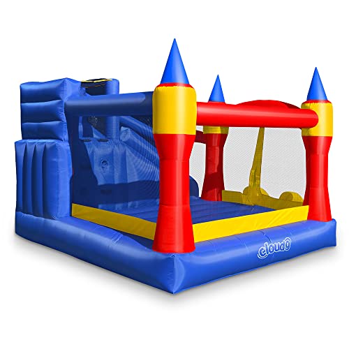 Cloud 9 Royal Slide Bounce House With Blower, Inflatable Bouncing Jumper For Kids #TOP2