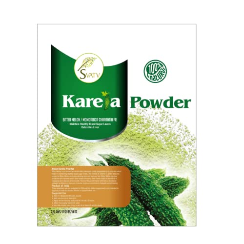 SVATV Karela Powder | Bitter Melon | Momordica Charantia | Good for Skin | Non GMO- 227 Gram, Half Pound, 8 Ounce - Image 4