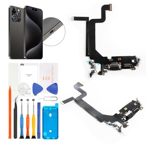Connecteur de charge USB iPhone 14 Pro Max A2894 dock de remplacement noir